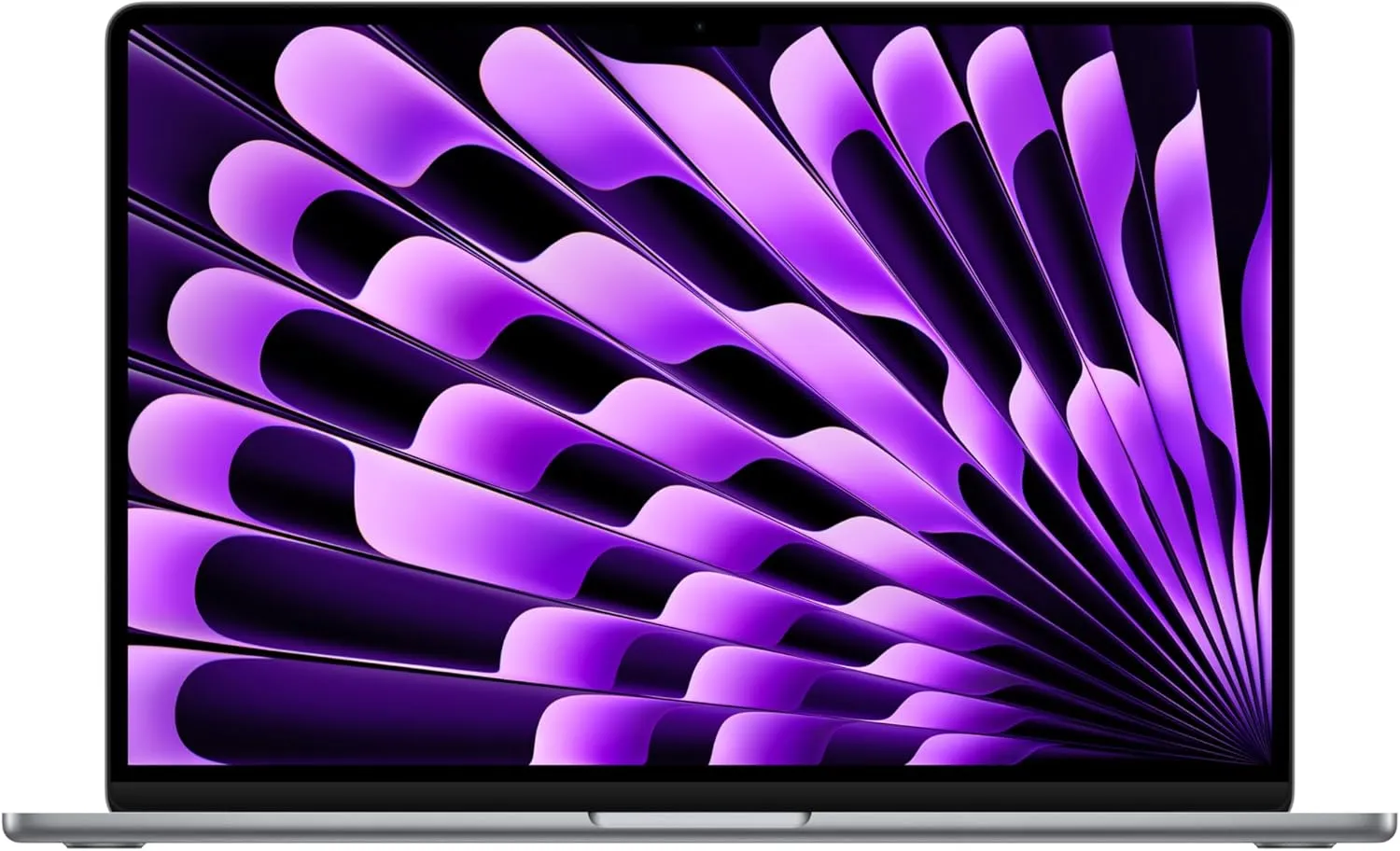 Apple 15 MacBook Air Laptop mit M3 Chip 15,3 Liquid Retina Display, 16 GB gemeinsamer Arbeitsspeicher, 256 GB SSD Speicher, beleuchtete Tastatur, 1080p FaceTime HD Kamera, Touch ID