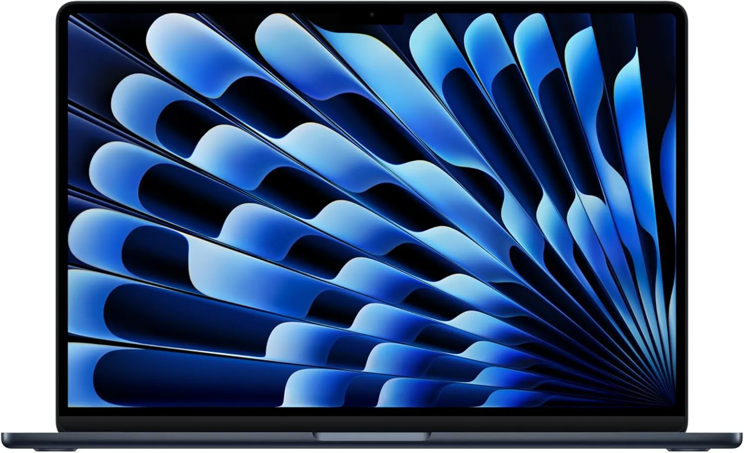 Apple MacBook Air 15, Apple M4 Chip mit 10‑Core CPU und 10‑Core GPU, 16GB Gemeinsamer Arbeitsspeicher, 512 GB - Mitternacht