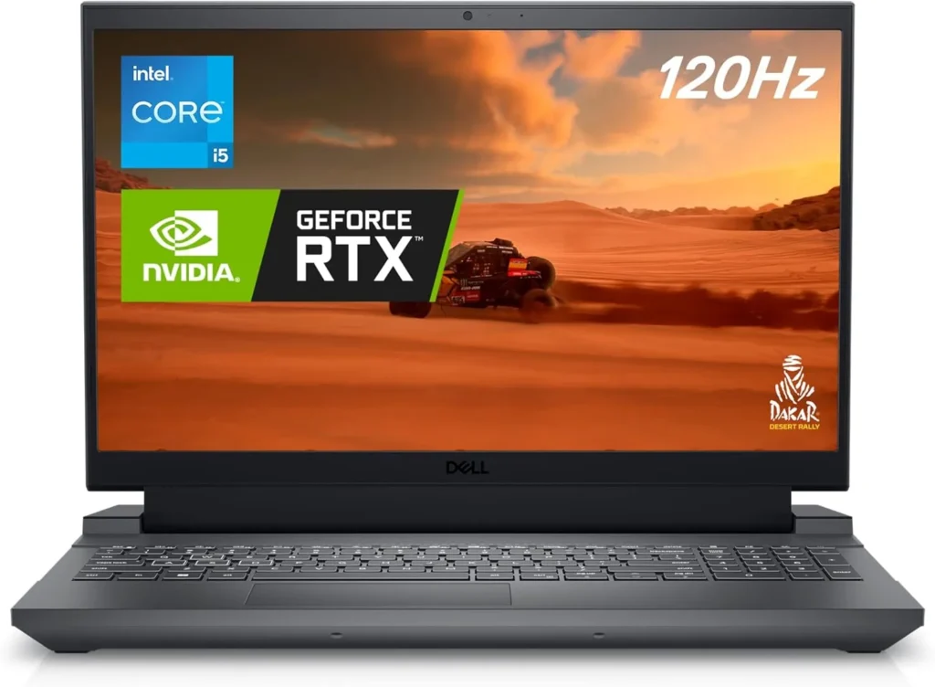 Dell G Series 5530 Gaming Laptop 15.6 FHD Display, Intel Core i5-13450HX, 16 GB DDR5 RAM, 512 GB SSD, NVIDIA GeForce RTX 3050 6 GB GDDR6, Windows 11