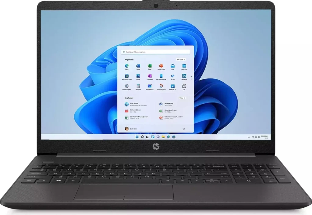 HP Laptop - 15,6 Zoll Full-HD - N4500 2 x 2,80 GHz - 16 GB DDR4 RAM - 512 GB SSD - Intel UHD Grafik - Windows 11 Pro